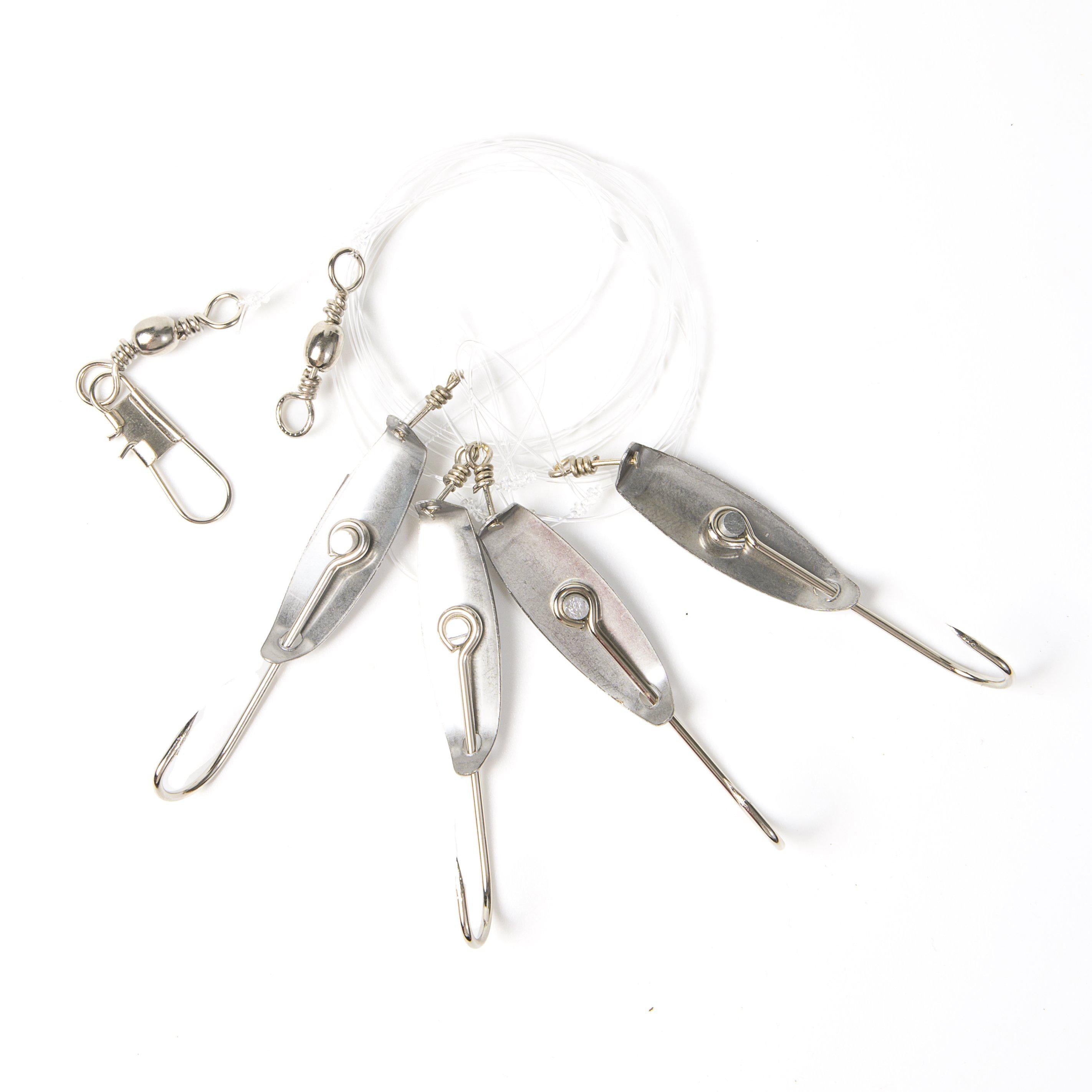 Fladen Makrillblänke Tackel 4st krok 2/0 0.60mm